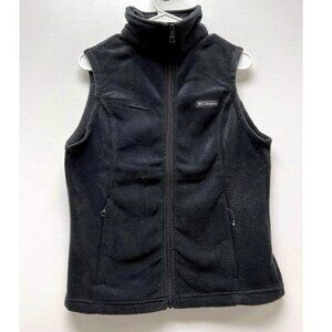 NEW Columbia Womens Fleece Vest sz Medium black